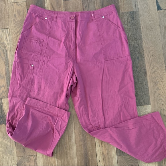 Denim & Co Purple Cotton/Spandex Pants Size 1X - Picture 8 of 10